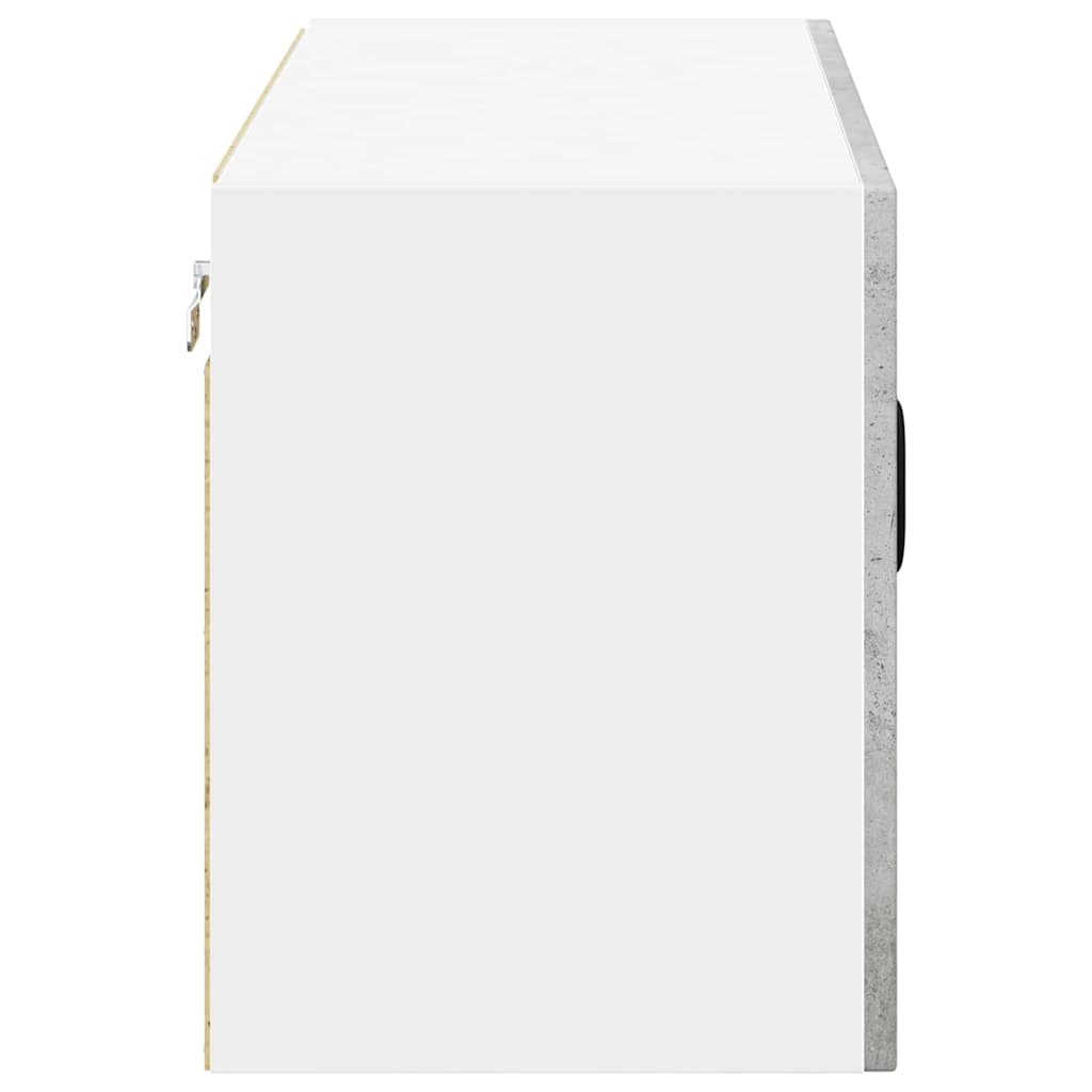 Wall Cabinet LUCCA Concrete Grey 80 x 31 x 40 cm