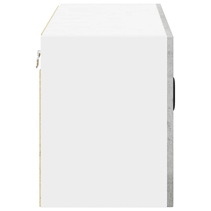 Wall Cabinet LUCCA Concrete Grey 80 x 31 x 40 cm