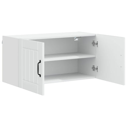 Wall Cabinet LUCCA High Gloss White 80 x 31 x 40 cm