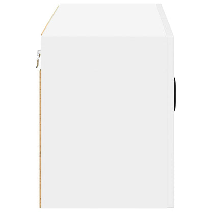 Wall Cabinet LUCCA High Gloss White 80 x 31 x 40 cm