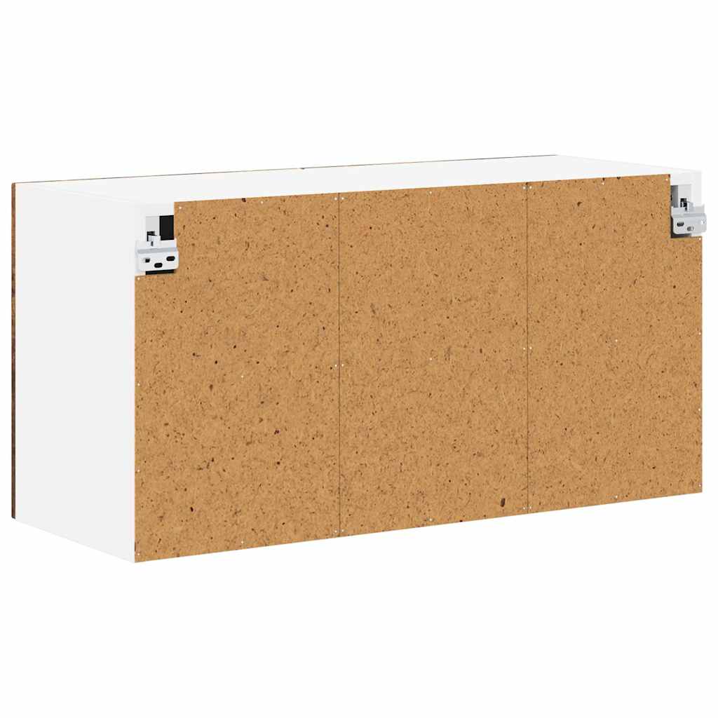 Wall Cabinet LUCCA Smoked Oak 80 x 31 x 40 cm Engineered Wood