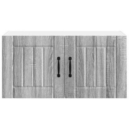 Wall Cabinet LUCCA Grey Sonoma 80 x 31 x 40 cm Engineered Wood