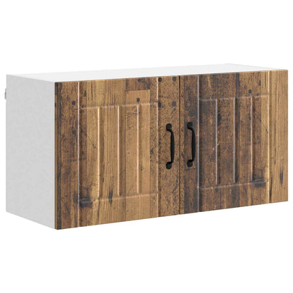 Wall Cabinet LUCCA Old Wood 80 x 31 x 40 cm Engineered Wood