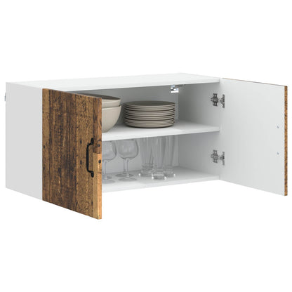 Wall Cabinet LUCCA Old Wood 80 x 31 x 40 cm Engineered Wood