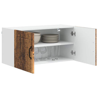 Wall Cabinet LUCCA Old Wood 80 x 31 x 40 cm Engineered Wood
