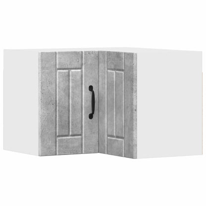 Wall Corner Cabinet LUCCA Concrete Grey 57 x 57 x 40 cm