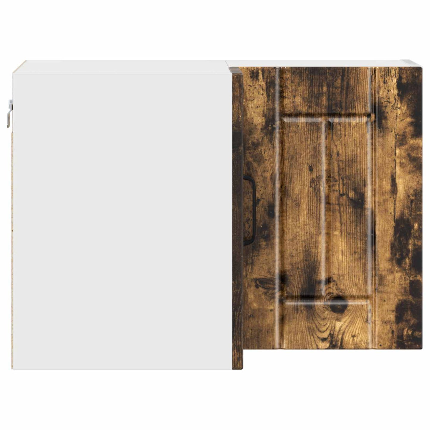 Wall Corner Cabinet LUCCA Smoked Oak 57 x 57 x 40 cm