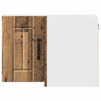 Wall Corner Cabinet LUCCA Old Wood 57 x 57 x 40 cm