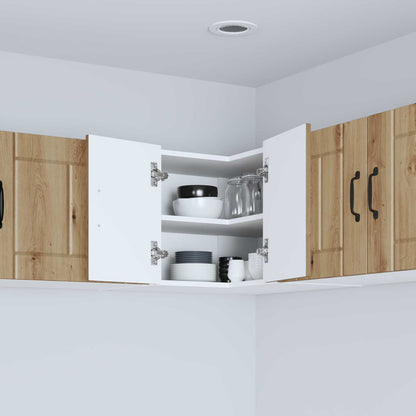Wall Corner Cabinet LUCCA Artisan Oak 57 x 57 x 40 cm