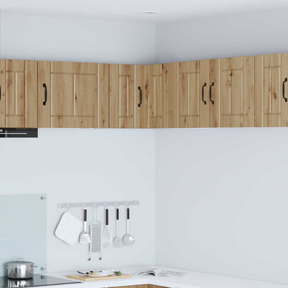 Wall Corner Cabinet LUCCA Artisan Oak 57 x 57 x 40 cm