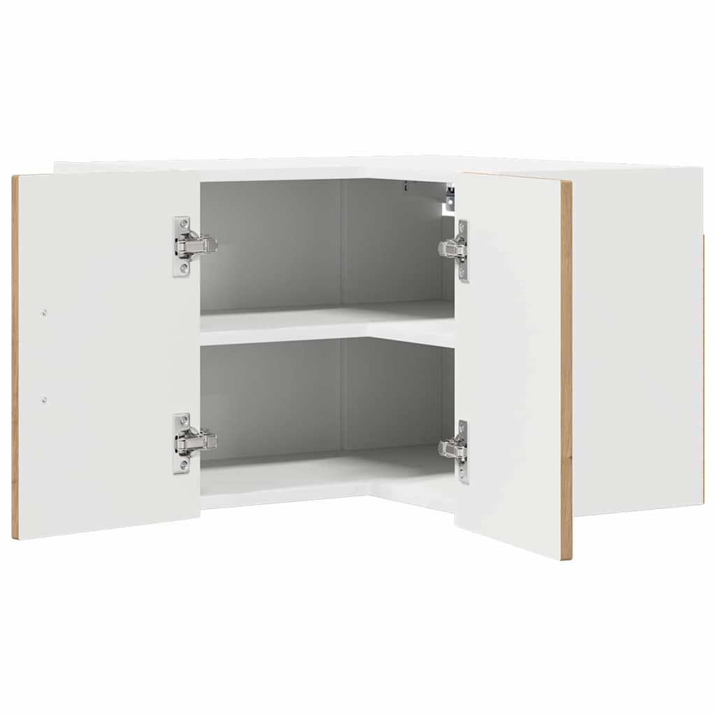 Wall Corner Cabinet LUCCA Artisan Oak 57 x 57 x 40 cm