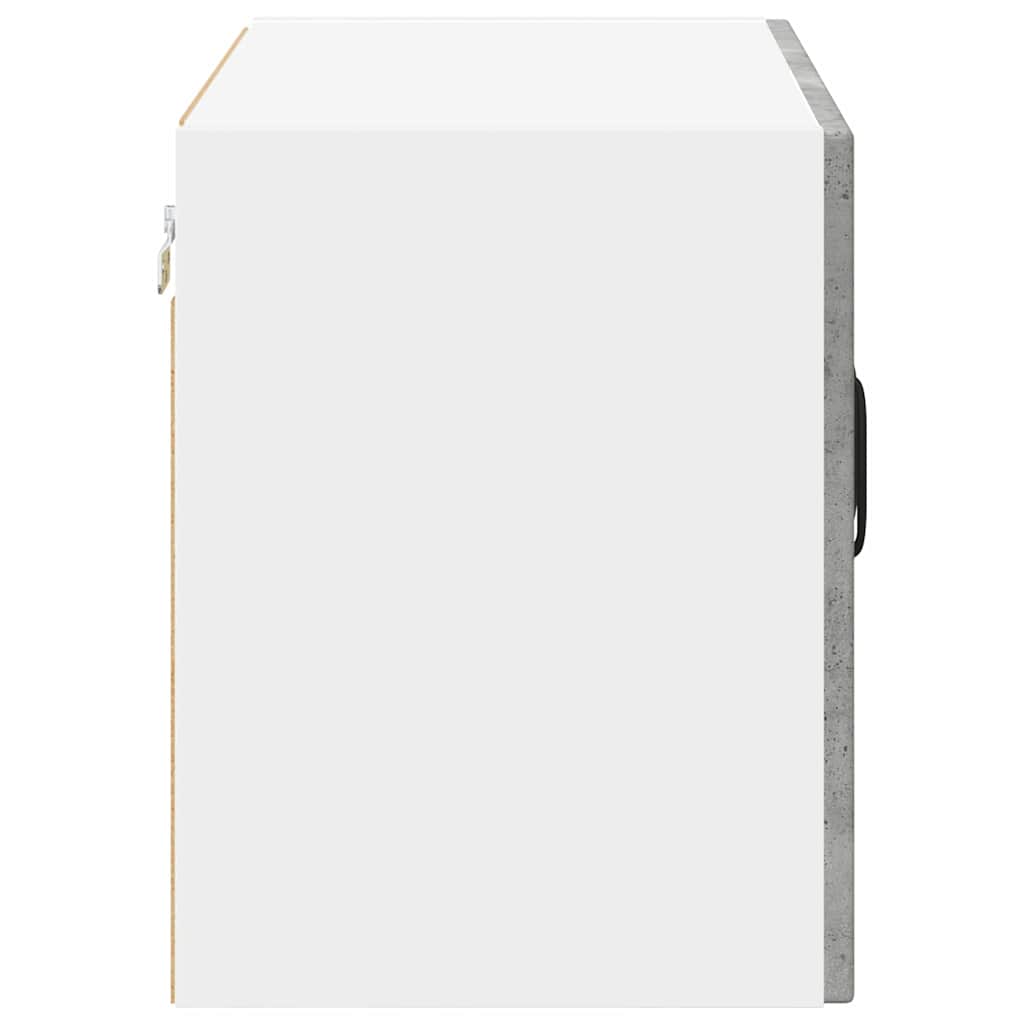 Wall Glass Cabinet LUCCA Concrete Grey 60 x 31 x 40 cm