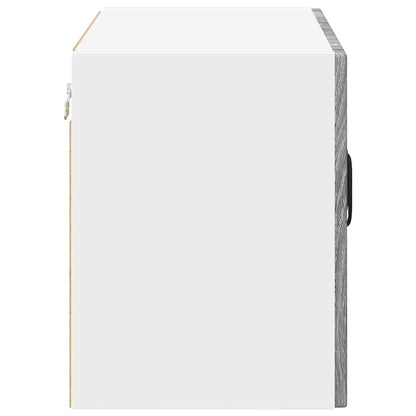Wall Glass Cabinet LUCCA Grey Sonoma 60 x 31 x 40 cm