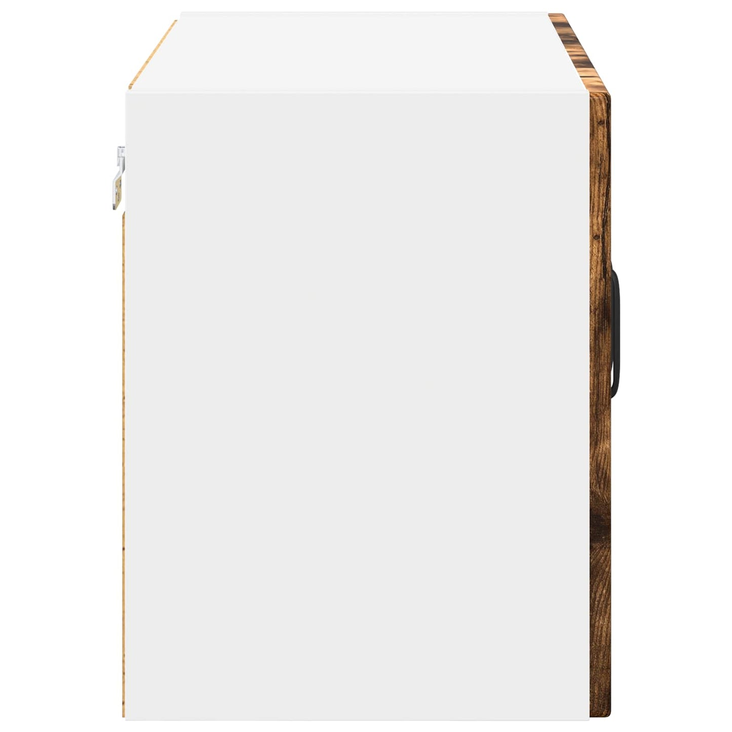 Wall Glass Cabinet LUCCA Old Wood 60 x 31 x 40 cm