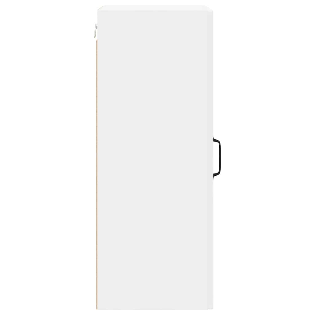 Wall Glass Cabinet LUCCA White 40 x 31 x 80 cm Engineered Wood