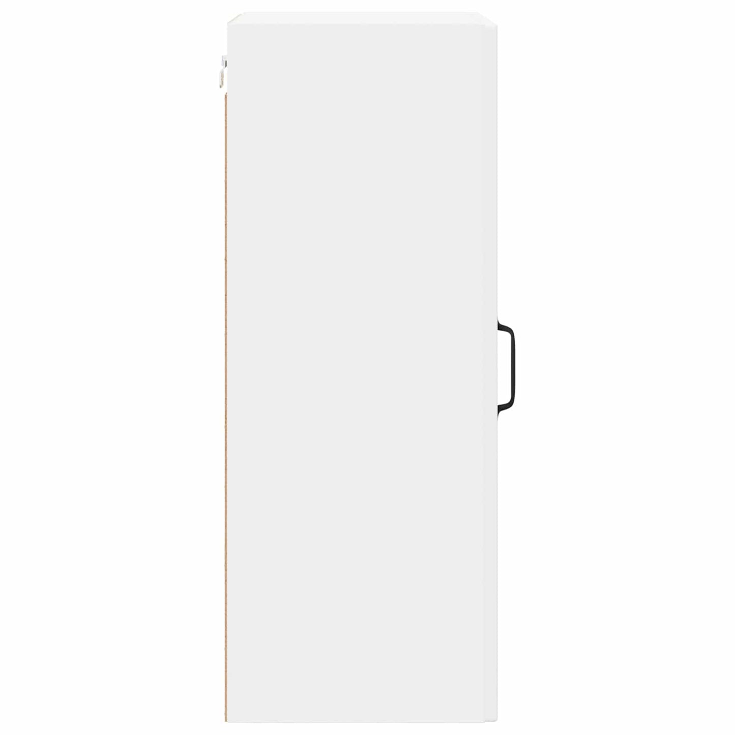 Wall Glass Cabinet LUCCA 2 pcs White Engineered Wood