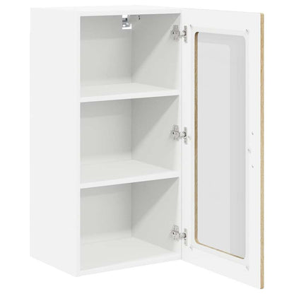 Wall Glass Cabinet LUCCA 2 pcs Sonoma Oak 40 x 31 x 80 cm