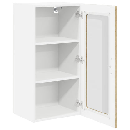 Wall Glass Cabinet LUCCA 2 pcs Sonoma Oak 40 x 31 x 80 cm