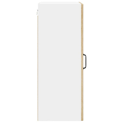 Wall Glass Cabinet LUCCA 2 pcs Sonoma Oak 40 x 31 x 80 cm