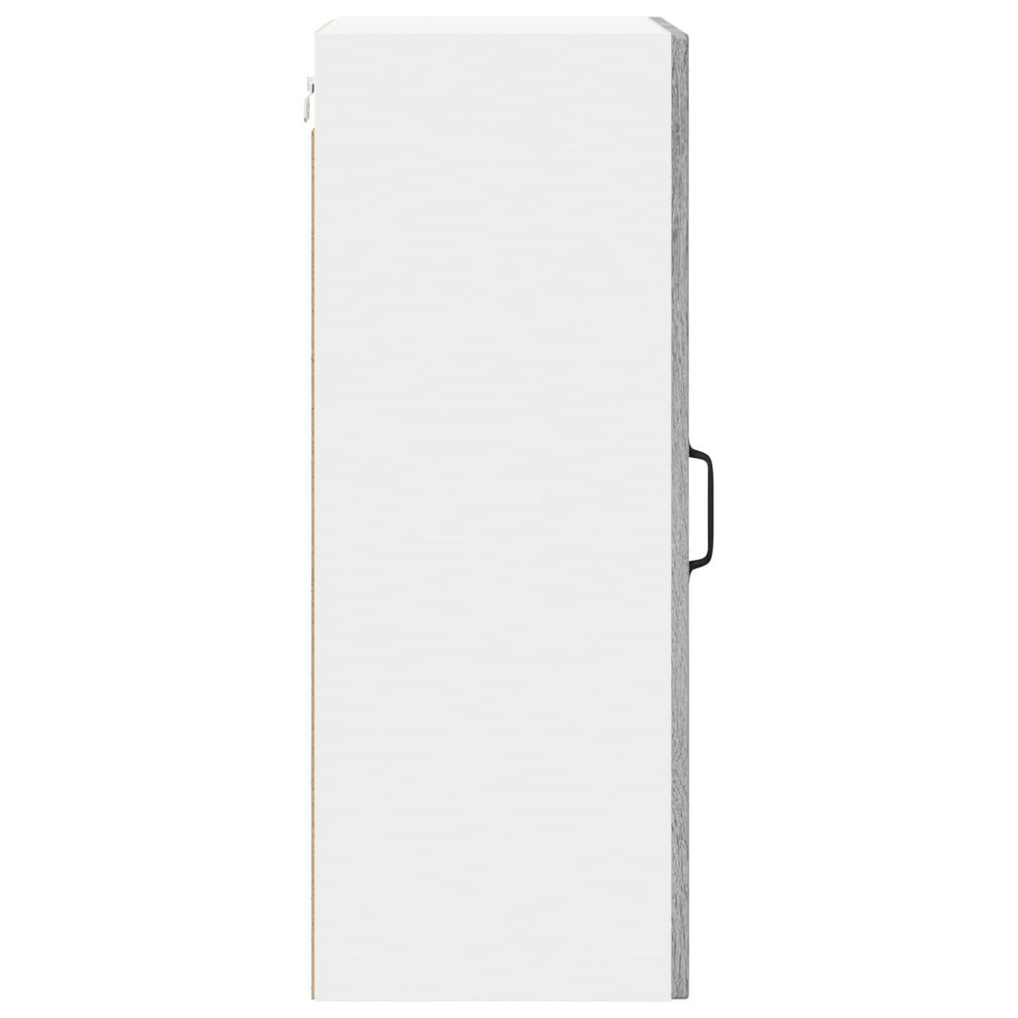 Wall Glass Cabinet LUCCA 2 pcs Grey Sonoma 40 x 31 x 80 cm