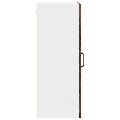 Wall Glass Cabinet LUCCA Old Wood 40 x 31 x 80 cm