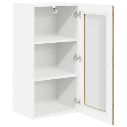 Wall Glass Cabinet LUCCA Artisan Oak 40 x 31 x 80 cm