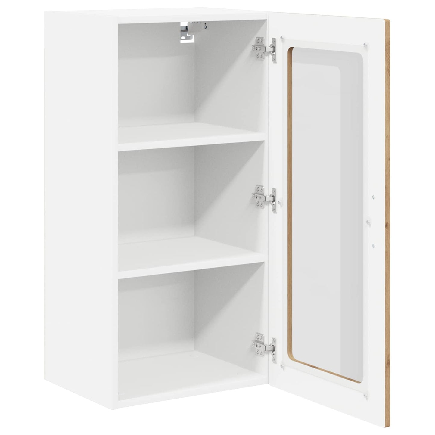 Wall Glass Cabinet LUCCA 2 pcs Artisan Oak 40 x 31 x 80 cm