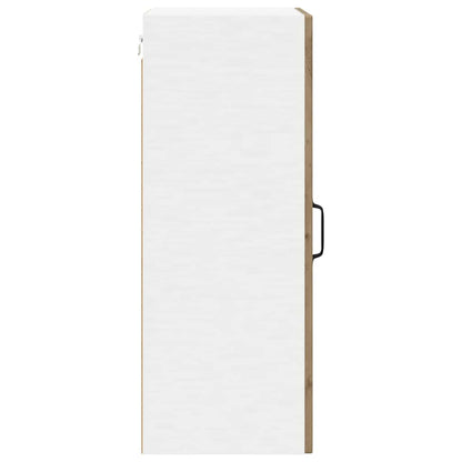 Wall Glass Cabinet LUCCA 2 pcs Artisan Oak 40 x 31 x 80 cm