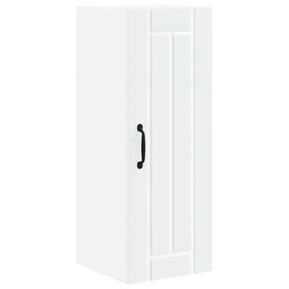 Wall Cabinet LUCCA 2 pcs White Engineered Wood