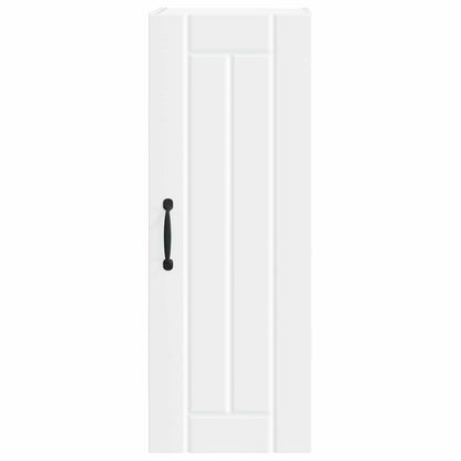 Wall Cabinet LUCCA 2 pcs White Engineered Wood