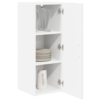 Wall Cabinet LUCCA 2 pcs White Engineered Wood