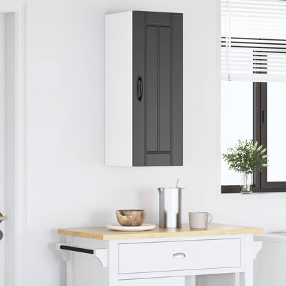 Wall Cabinet LUCCA Black 30 x 31 x 80 cm Engineered Wood