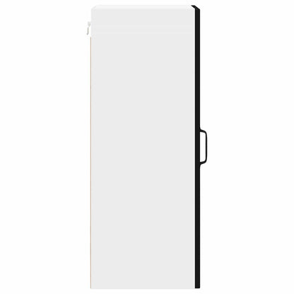 Wall Cabinet LUCCA Black 30 x 31 x 80 cm Engineered Wood