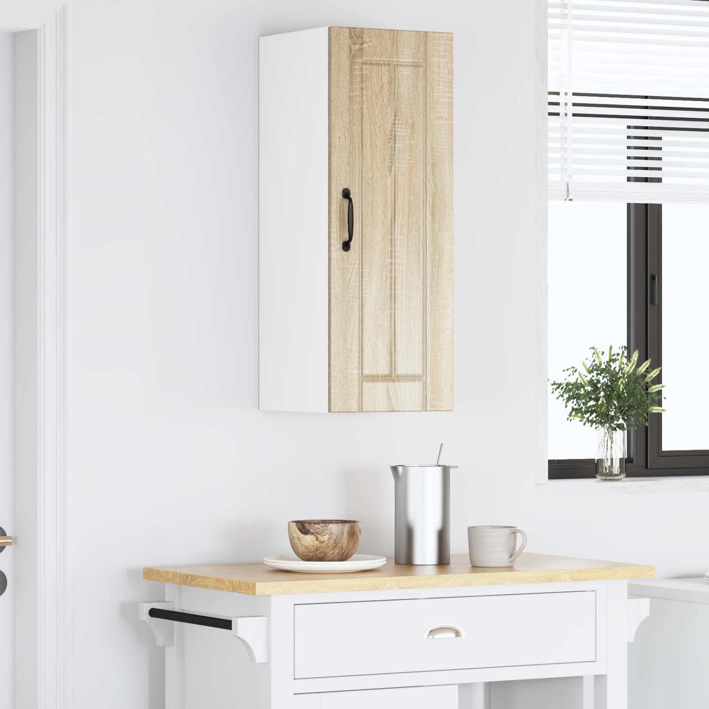 Wall Cabinet LUCCA Sonoma Oak 30 x 31 x 80 cm Engineered Wood