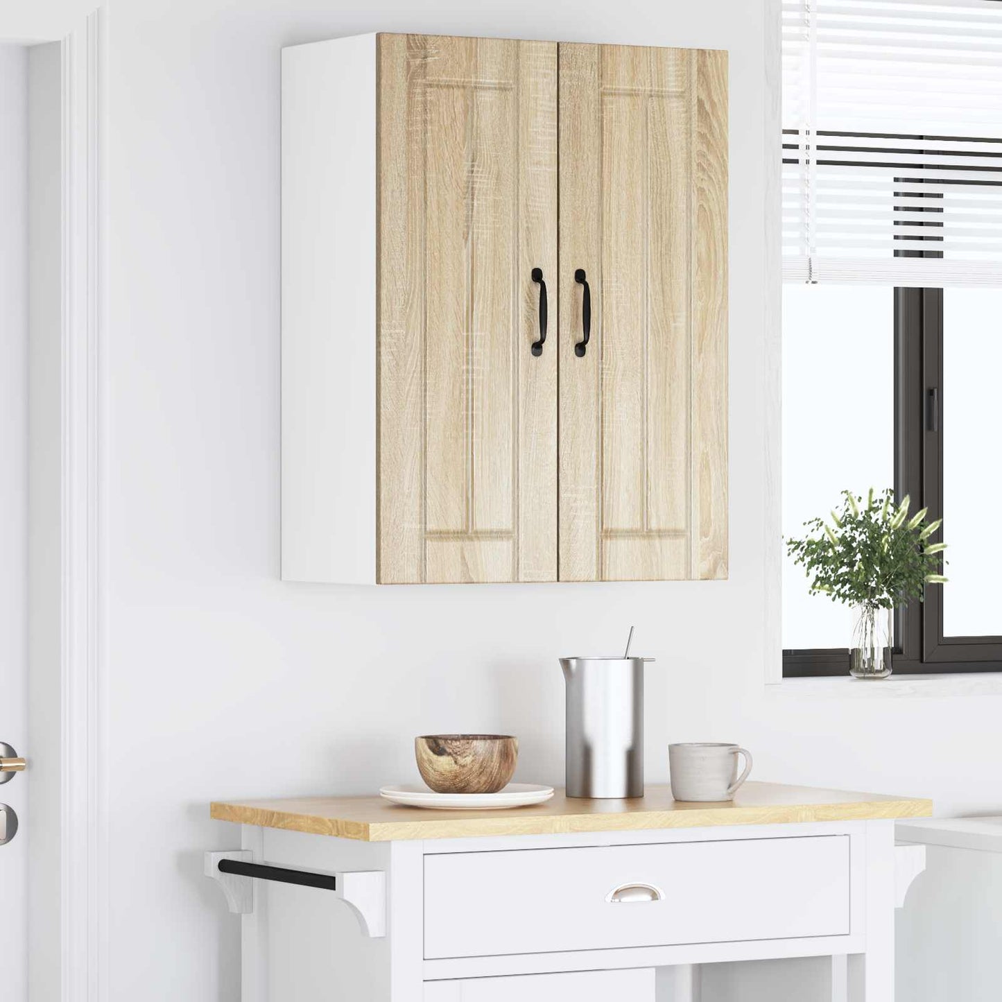 Wall Cabinet LUCCA 2 pcs Sonoma Oak 30 x 31 x 80 cm