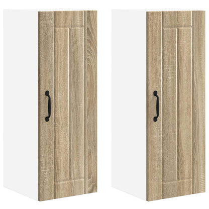 Wall Cabinet LUCCA 2 pcs Sonoma Oak 30 x 31 x 80 cm