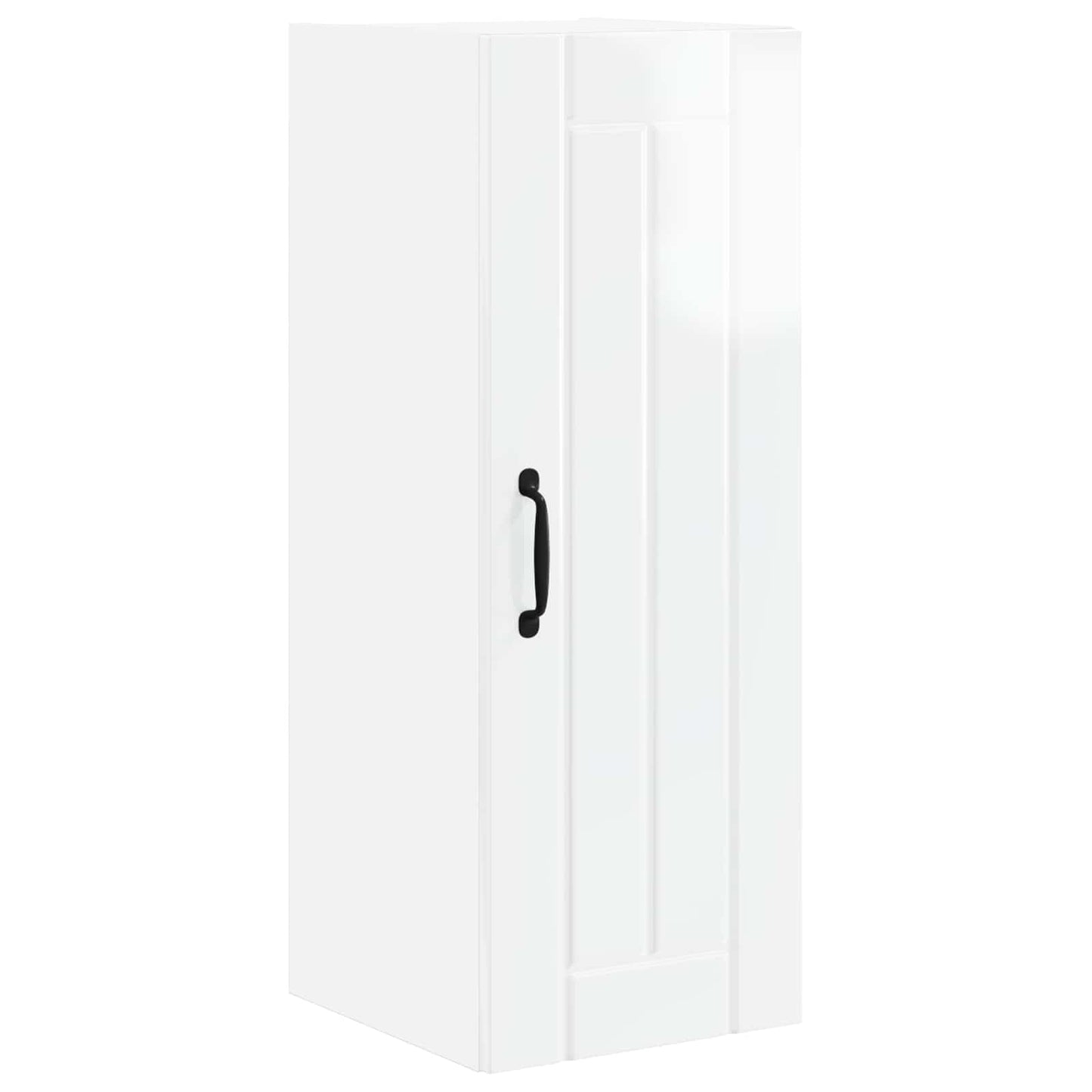 Wall Cabinet LUCCA 2 pcs High Gloss White 30 x 31 x 80 cm