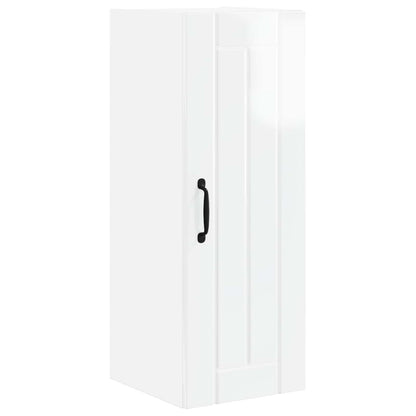 Wall Cabinet LUCCA 2 pcs High Gloss White 30 x 31 x 80 cm