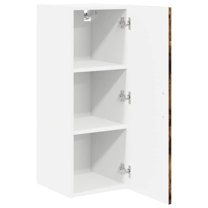 Wall Cabinet LUCCA Smoked Oak 30 x 31 x 80 cm Engineered Wood