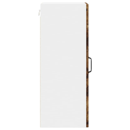 Wall Cabinet LUCCA Smoked Oak 30 x 31 x 80 cm Engineered Wood