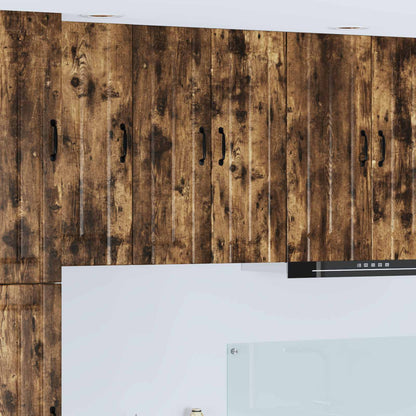 Wall Cabinet LUCCA 2 pcs Smoked Oak 30 x 31 x 80 cm