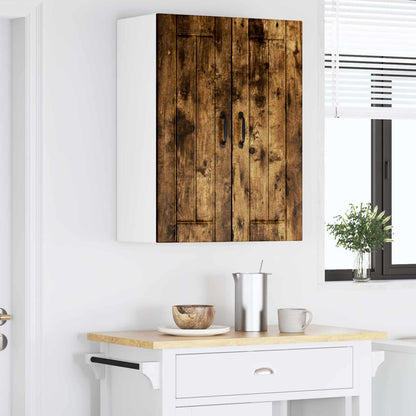 Wall Cabinet LUCCA 2 pcs Smoked Oak Engineered Wood
