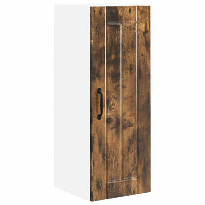 Wall Cabinet LUCCA 2 pcs Smoked Oak 30 x 31 x 80 cm