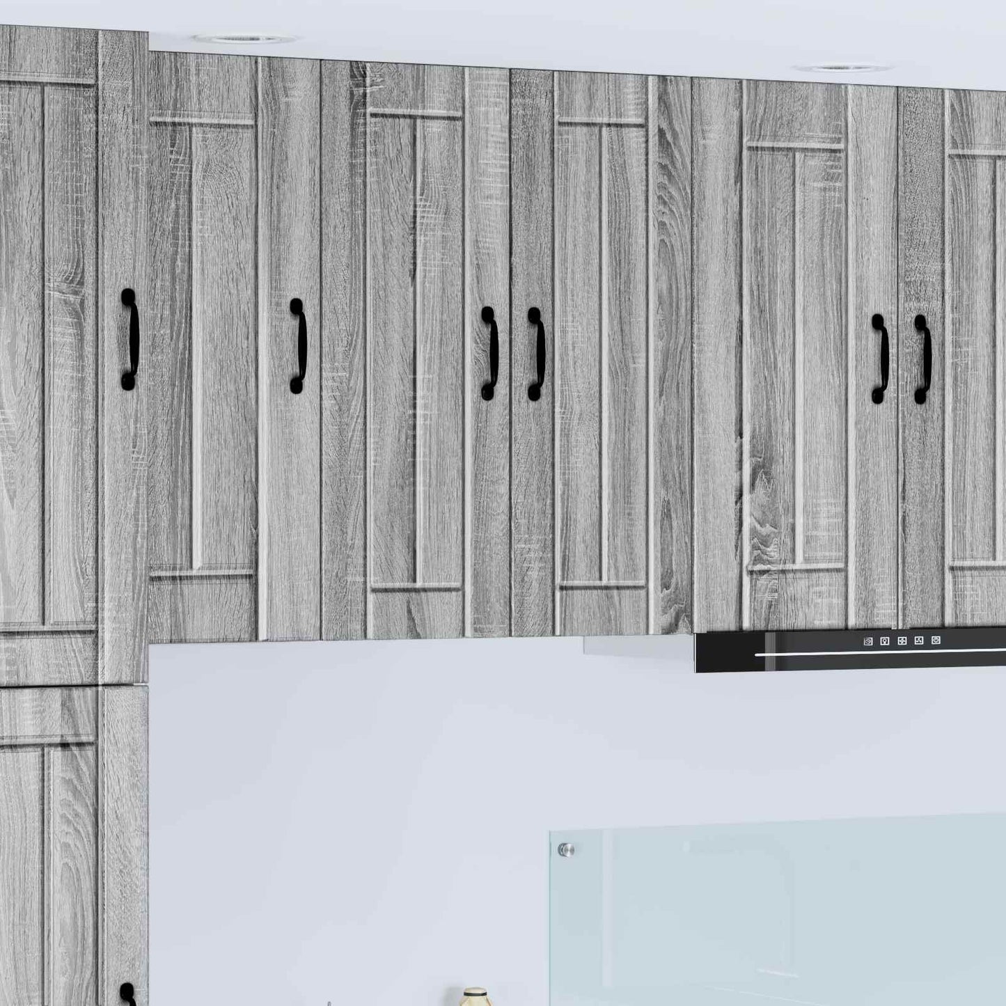Wall Cabinet LUCCA Grey Sonoma 30 x 31 x 80 cm Engineered Wood