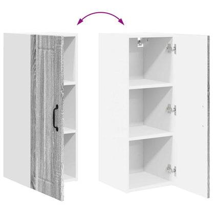 Wall Cabinet LUCCA Grey Sonoma 30 x 31 x 80 cm Engineered Wood