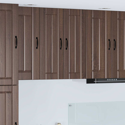 Wall Cabinet LUCCA Brown Oak 30 x 31 x 80 cm Engineered Wood