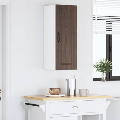 Wall Cabinet LUCCA Brown Oak 30 x 31 x 80 cm Engineered Wood