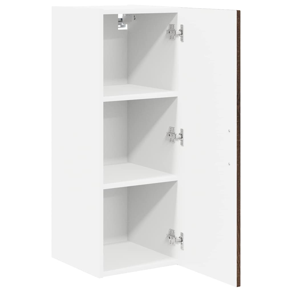Wall Cabinet LUCCA Brown Oak 30 x 31 x 80 cm Engineered Wood