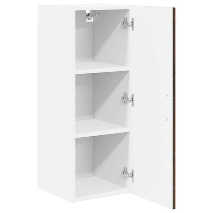 Wall Cabinet LUCCA Brown Oak 30 x 31 x 80 cm Engineered Wood