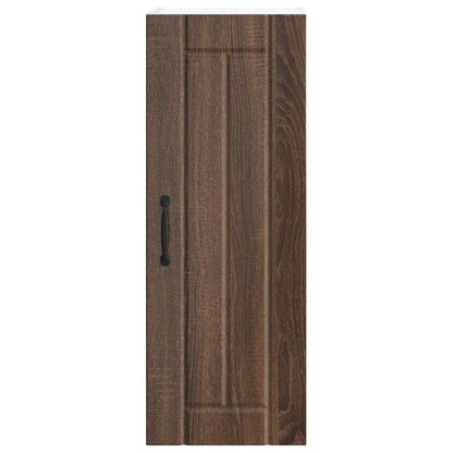 Wall Cabinet LUCCA Brown Oak 30 x 31 x 80 cm Engineered Wood